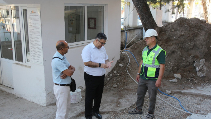 Bergama İlçe Milli Eğitim Müdürü Ekrem Ulus, Bergama Güzel Sanatlar Lisesindeki çalışmaları inceledi