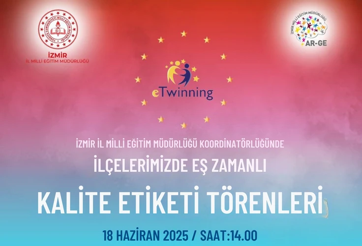 İzmir’de “eTwinning Kalite Etiketi Töreni” düzenlenecek