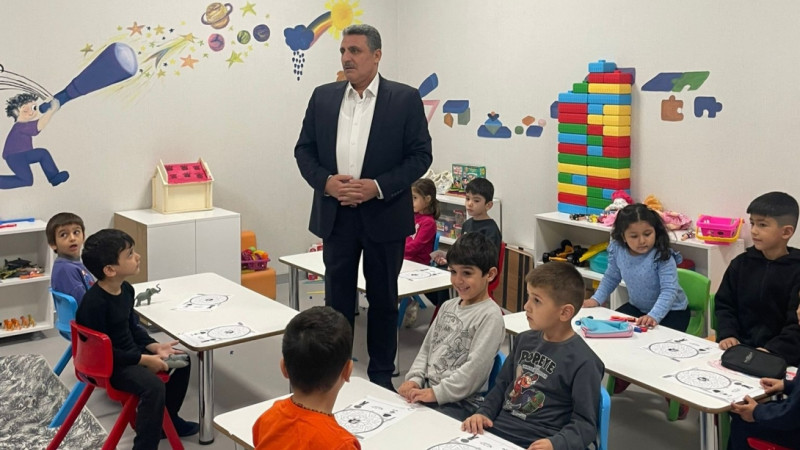 Bayraklı İlçe Millî Eğitim Müdürü Mehmet Tahir BÜDÜN, Hikmet Avcı Anaokulunda Çalışmaları İnceledi
