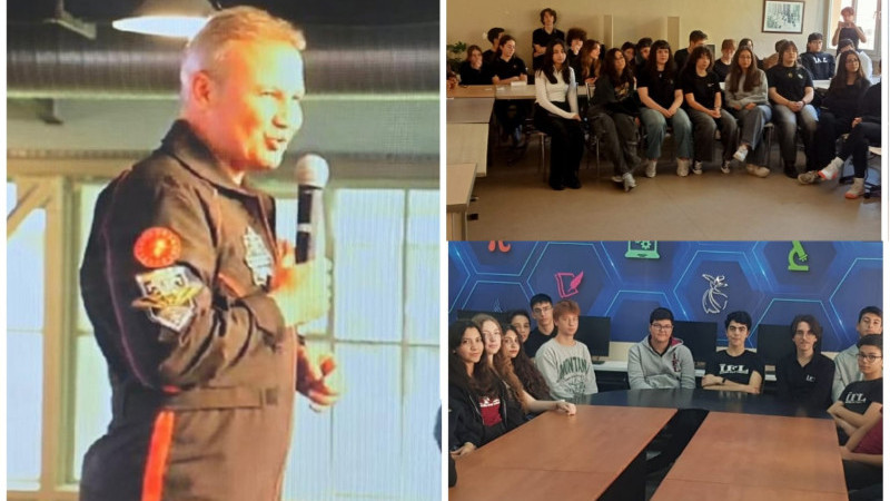 İzmir’de Öğrenciler, Türkiye’nin İlk Astronotu Alper Gezeravcı ile Dünya Uzay Haftası’nda Buluştu