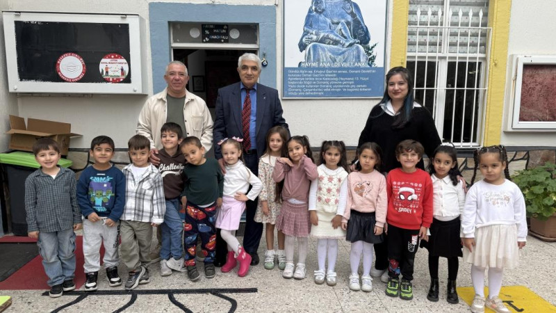 Buca İlçe Milli Eğitim Müdürü Fikret YILMAZ Hayime Hatun Anaokulu'nu Ziyaret Etti