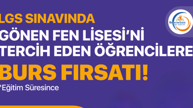 Gönen Köy Enstitüsü'nden öğrencilere burs desteği