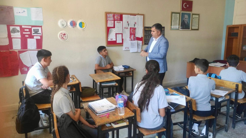 Bergama İlçe Milli Eğitim Müdürü Ekrem Ulus’tan Sağancı İlk ve Ortaokulu’na Ziyaret