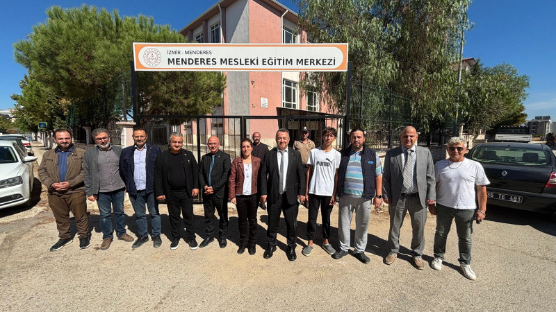Menderes İlçe Millî Eğitim Müdürü Yusuf Yılmaz’dan Menderes MESEM’e ziyaret