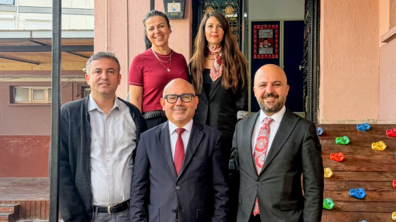 Konak İlçe Millî Eğitim Şube Müdürleri Murat Kaya ve Sedat Koyuncu’dan okul ziyaretleri