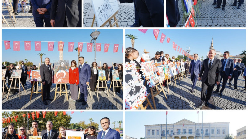 İzmir İl Milli Eğitim Müdürlüğünden Cumhuriyet’in 103. Yılına özel sanat etkinliği