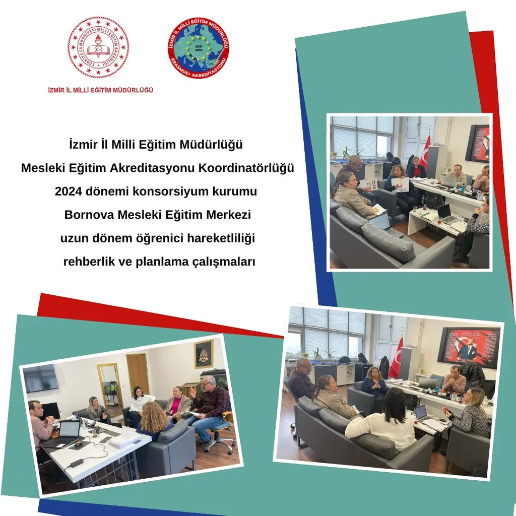 İzmir İl MEM Mesleki Eğitim Akreditasyonu Koordinatörlüğü'nden rehberlik ziyaretleri