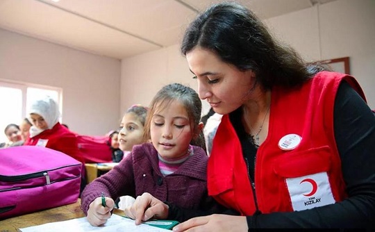 Türk Kızılayı'ndan eğitime bir destek daha