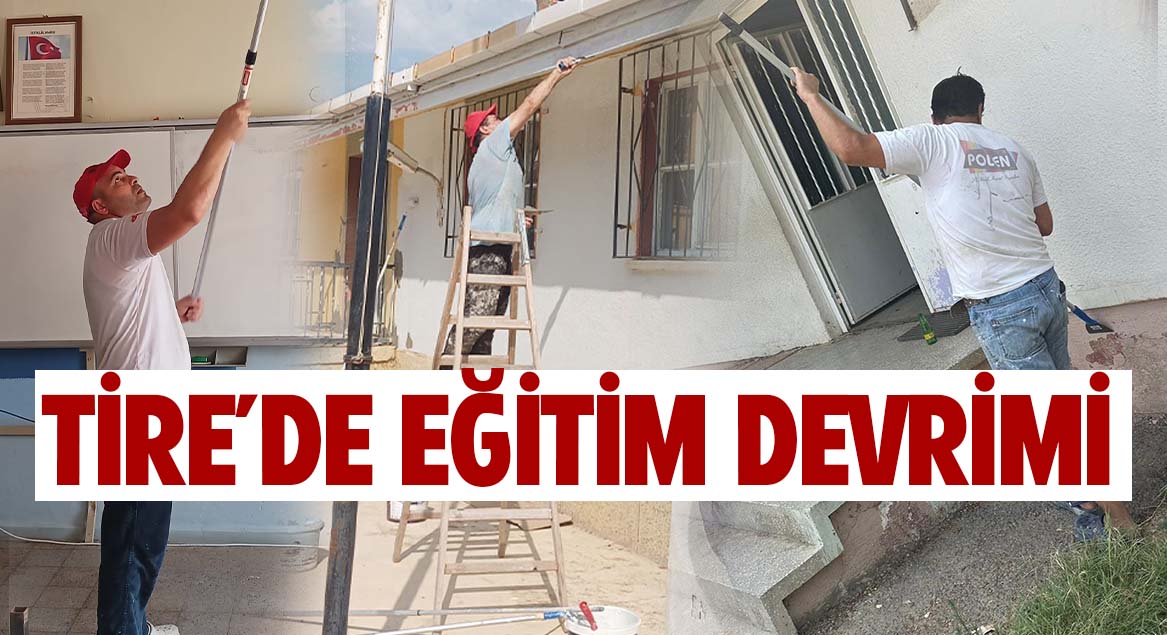 Tire'de eğitim devrimi...